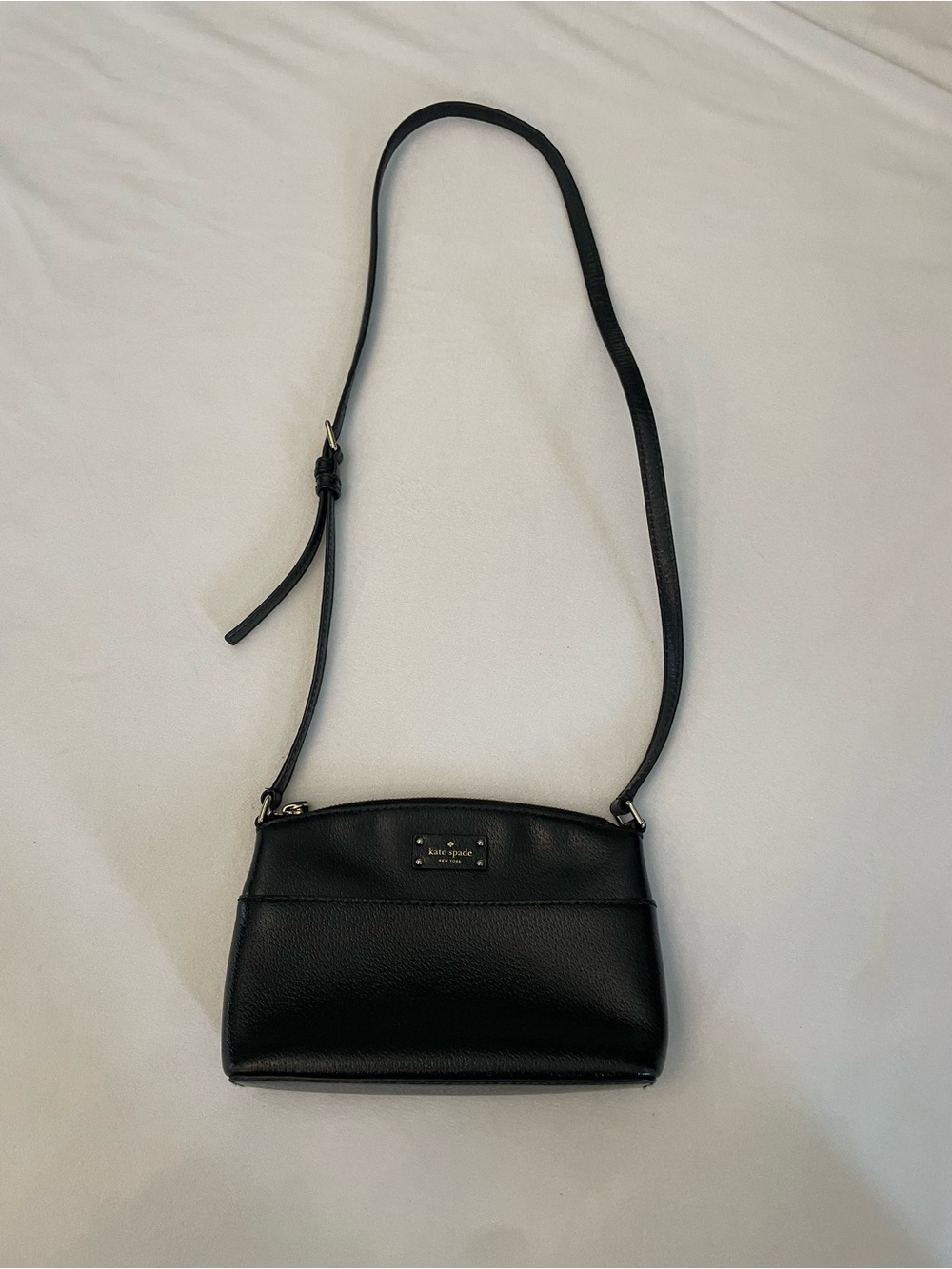 kate spade Black Pebbled Leather Crossbody Bag